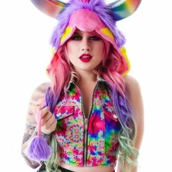 J Valentine Dragonheart Rainbow Hood