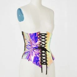 J Valentine Brimstone Holographic Waist Cincher Belts & Harnesses