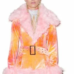 J Valentine Cotton Candy Coat