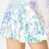 J Valentine Bottoms Water Opal Light Up Sequin Skirt