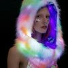 J Valentine Hats Rainbow Light-Up Infinity Hood