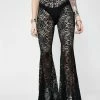 J Valentine Midnight Cyclone Lace Bell Bottoms
