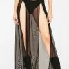 J Valentine Bottoms Right Thru Ya Dual Slit Maxi Skirt