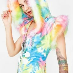 J Valentine Trippy Virgo Stellar Hooded Duster