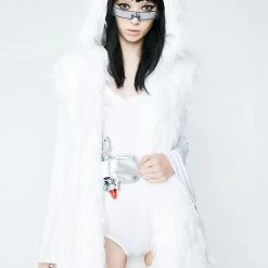 Best deal π J Valentine Blue Princess Light-Up Hooded Faux Fur Duster π€© 10 J Valentine Blue Princess Light-Up Hooded Faux Fur Duster