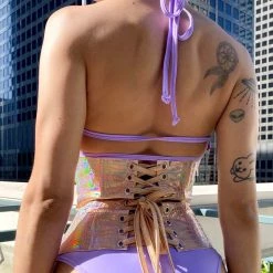 Flash Sale π J Valentine Belts & Harnesses Holographic Faux Leather Waist Cincher π 8 J Valentine Belts & Harnesses Holographic Faux Leather Waist Cincher