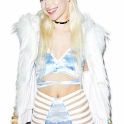 J Valentine Gettin' Cloudy Strappy Shorts