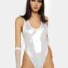 J Valentine Unicorn Metallic Bodysuit Tops