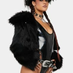 J Valentine Rave Bodysuit Black Laser Feather Extreme PVC Bodysuit