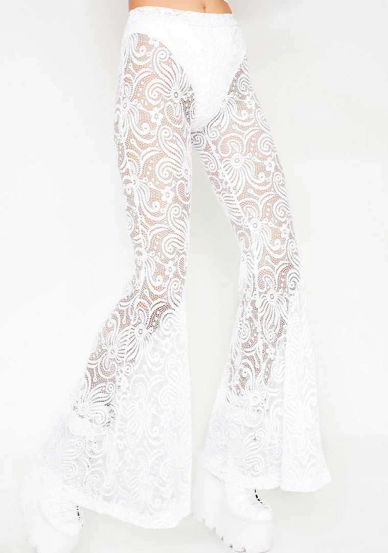 Flash Sale π J Valentine Cyclone Lace Bell Bottoms π 3 J Valentine Cyclone Lace Bell Bottoms