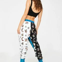J Valentine Star & Moon Flip Sequin Joggers Bottoms