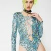 J Valentine Leopard Lace-Up Bodysuit
