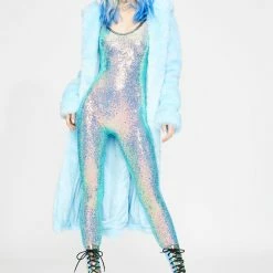 J Valentine Water Opal Sequin Catsuit Jumpsuits & Rompers