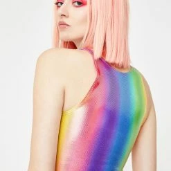 Buy π J Valentine Tops Rainbow Eyeball Crop Top π€© 9 J Valentine Tops Rainbow Eyeball Crop Top