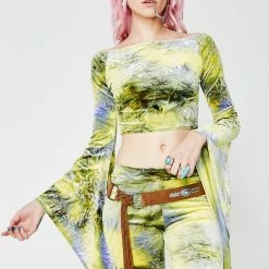 J Valentine Earth Gypsy Crop Top