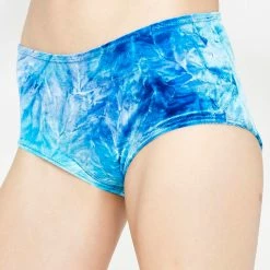 J Valentine Bottoms Sapphire Earth Gypsy Velvet Shorts