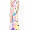 J Valentine Pastel Tie-Dye Velvet Duster Outerwear