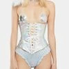 J Valentine Belts & Harnesses Holographic Waist Cincher