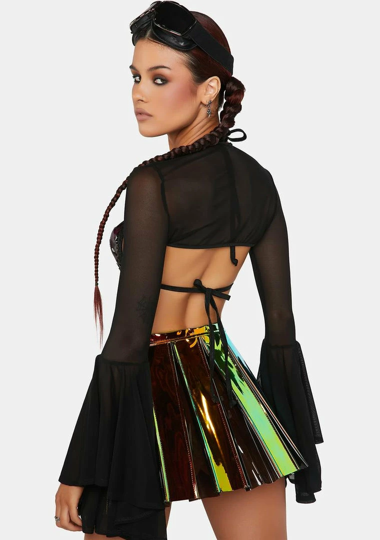 Wholesale β J Valentine Pleated π Skirt Brimstone Smoke Pleated Vinyl π Skirt π 5 J Valentine Pleated Skirt Brimstone Smoke Pleated Vinyl Skirt