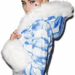 J Valentine Outerwear Gettin' Cloudy Hooded Coat