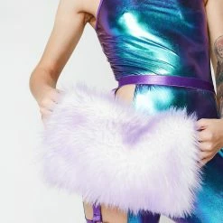 J Valentine Scarves & Gloves Lilac Ice Queen Light Up Muff