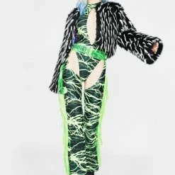 Promo π J Valentine White Tipped Faux Fur Jacket π 8 J Valentine White Tipped Faux Fur Jacket