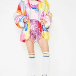 Coupon 🥰 J Valentine Buttercream Dream Furry 🧥 Coat Outerwear ❤️ 11 J Valentine Buttercream Dream Furry Coat Outerwear