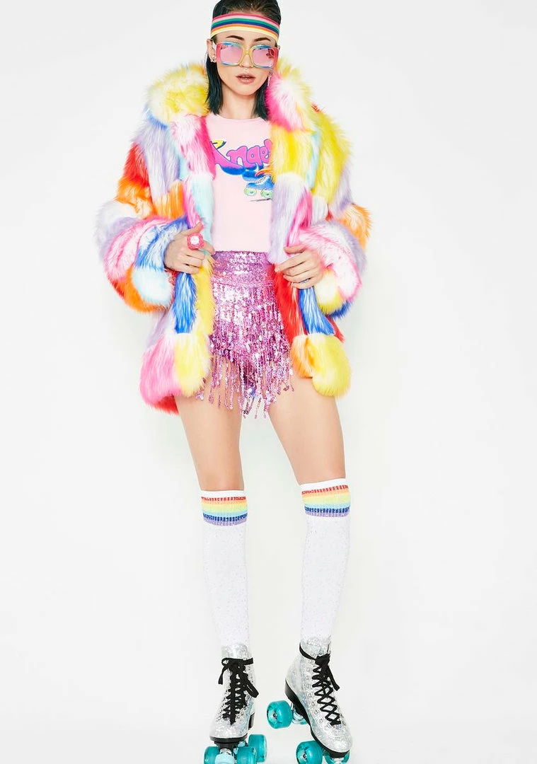 Coupon 🥰 J Valentine Buttercream Dream Furry 🧥 Coat Outerwear ❤️ 7 J Valentine Buttercream Dream Furry Coat Outerwear