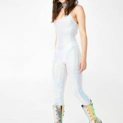 J Valentine Cosmic Ice Sequin Catsuit
