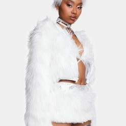 J Valentine Outerwear Pink Flashing Lights Cropped Jacket