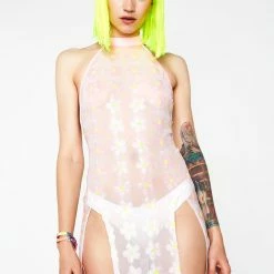 J Valentine Daisy Mesh Gown Dresses