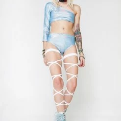 J Valentine Socks & Tights Iced In Light-Up Leg Wraps