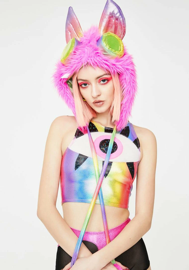 Cheap π J Valentine Light Up Monster Hood π€© 4 J Valentine Light Up Monster Hood