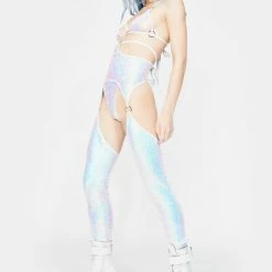 J Valentine Bottoms Cosmic Ice Sequin Cincher Chaps