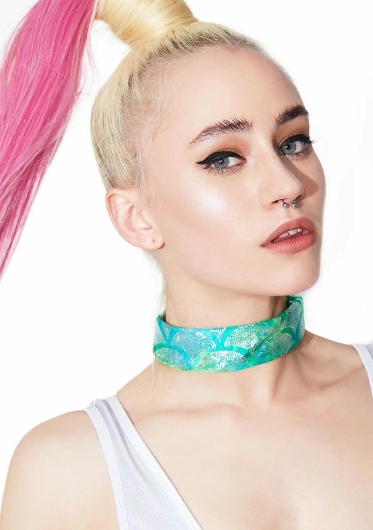 Top 10 π J Valentine Aqua Light-Up Mermaid Choker Jewelry β€οΈ 4 J Valentine Aqua Light-Up Mermaid Choker Jewelry