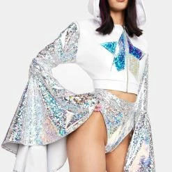 J Valentine Cowgirl Star Zip-Up Hoodie Outerwear