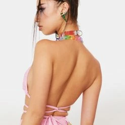 J Valentine Kandi Land Chain Bra Top Tops