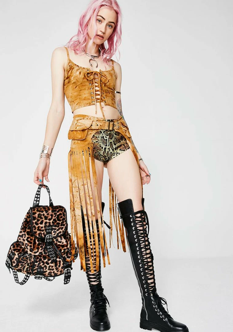 Hot Sale π J Valentine Desert Dimension Fringe Belt π 6 J Valentine Desert Dimension Fringe Belt