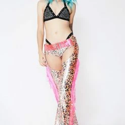 J Valentine Leopard Chaps Bottoms