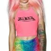 J Valentine Rainbow Prism High Waist Shorts Bottoms