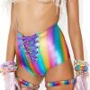J Valentine Prismatic Static Lace-Up Hot Shorts