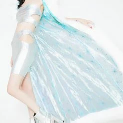 J Valentine Celestial Snow Goddess Duster