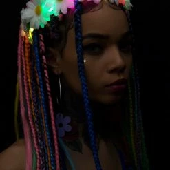 J Valentine Daisy Multi Light-Up Flower Crown