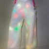 J Valentine Flashing Lights Suspender Pants Bottoms