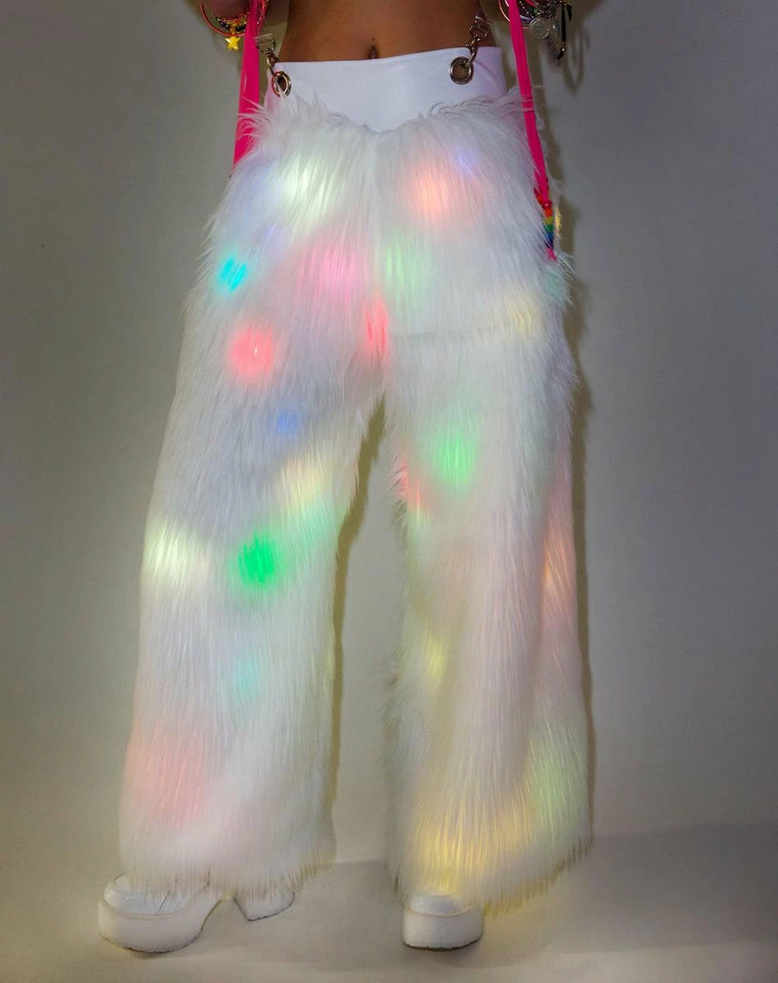 Wholesale β€οΈ J Valentine Flashing Lights Suspender Pants Bottoms 𧨠3 J Valentine Flashing Lights Suspender Pants Bottoms