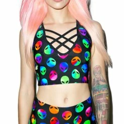 J Valentine Cosmic Cutie High Waisted Shorts Bottoms