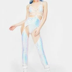 J Valentine Bottoms Cosmic Ice Sequin Cincher Chaps