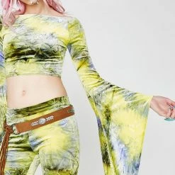 J Valentine Earth Gypsy Crop Top