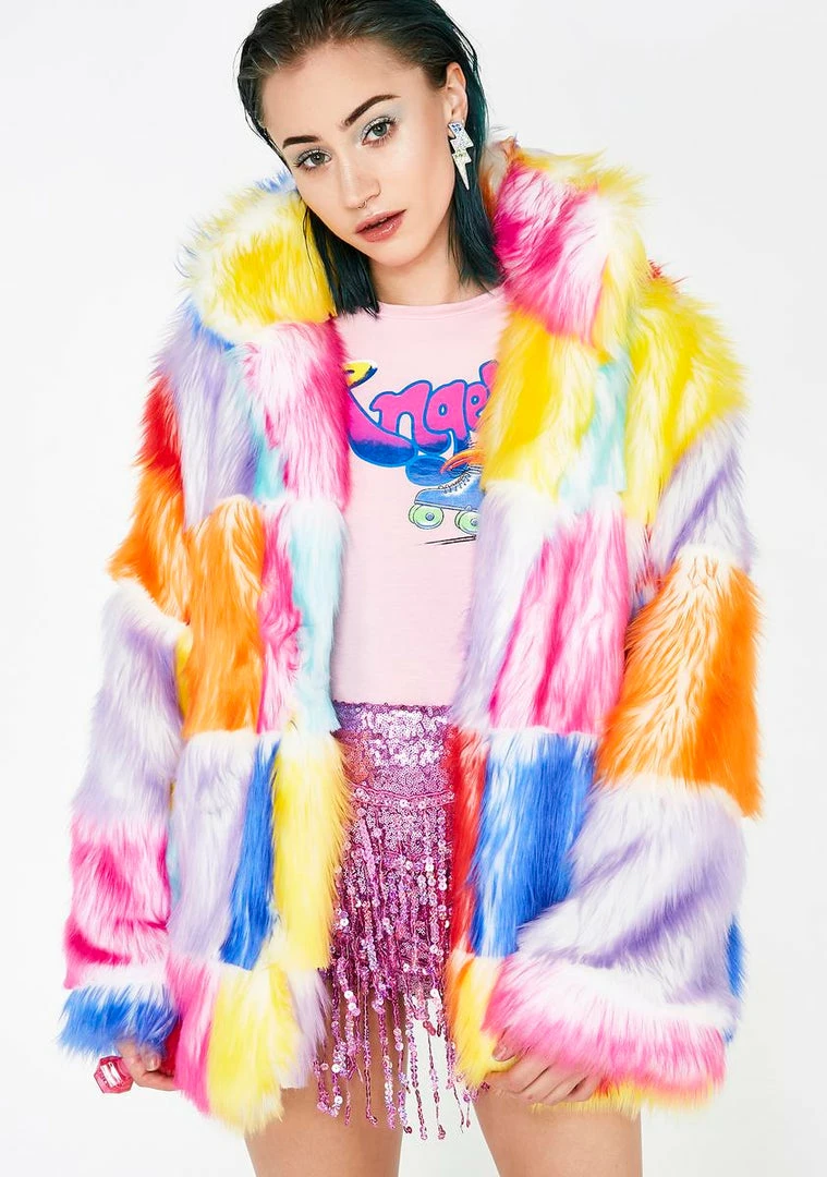 Coupon 🥰 J Valentine Buttercream Dream Furry 🧥 Coat Outerwear ❤️ 3 J Valentine Buttercream Dream Furry Coat Outerwear