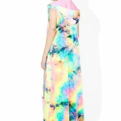 Deals 🤩 J Valentine Pastel Tie-Dye Velvet Duster Outerwear ❤️ 10 J Valentine Pastel Tie-Dye Velvet Duster Outerwear